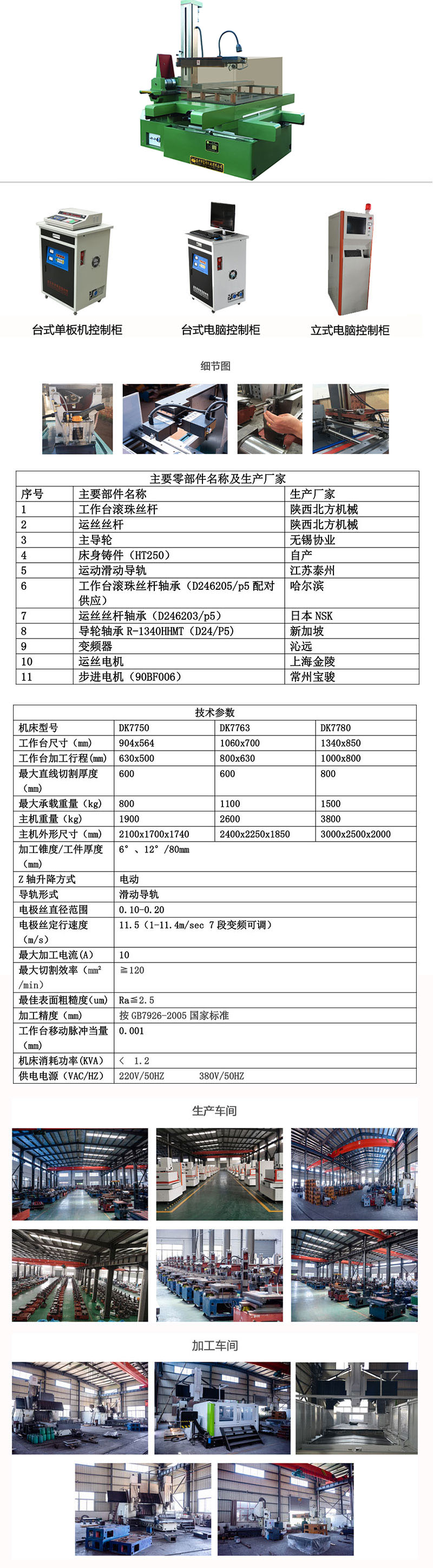 快走絲，DK7763快走絲線切割機(jī)床2